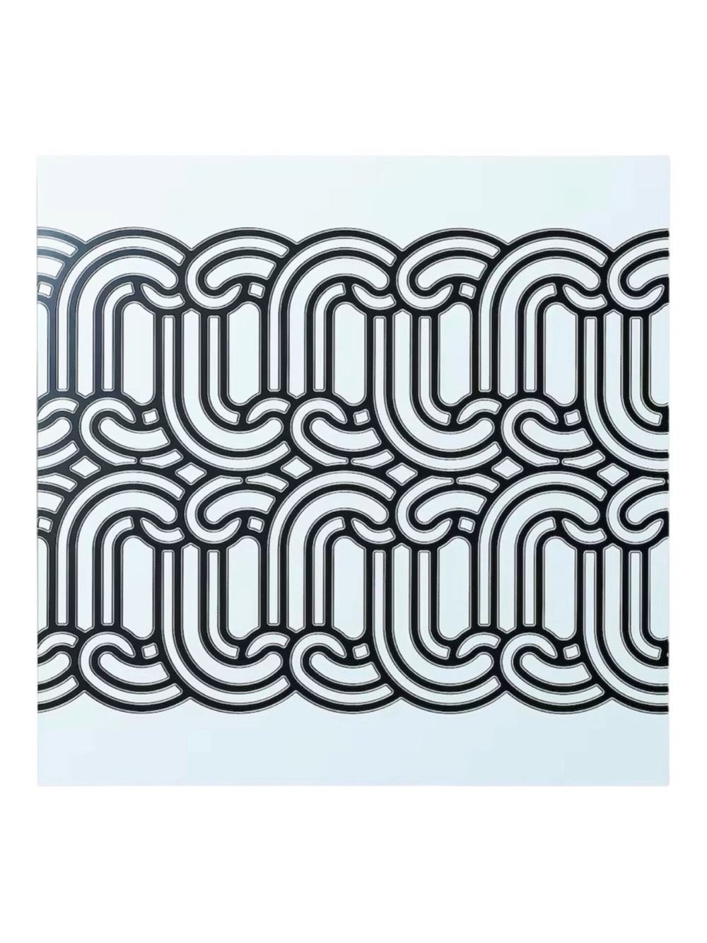 Ikea SÖTRÖNN Decorative mirror, patterned/black, 15¾×15¾" NEW
